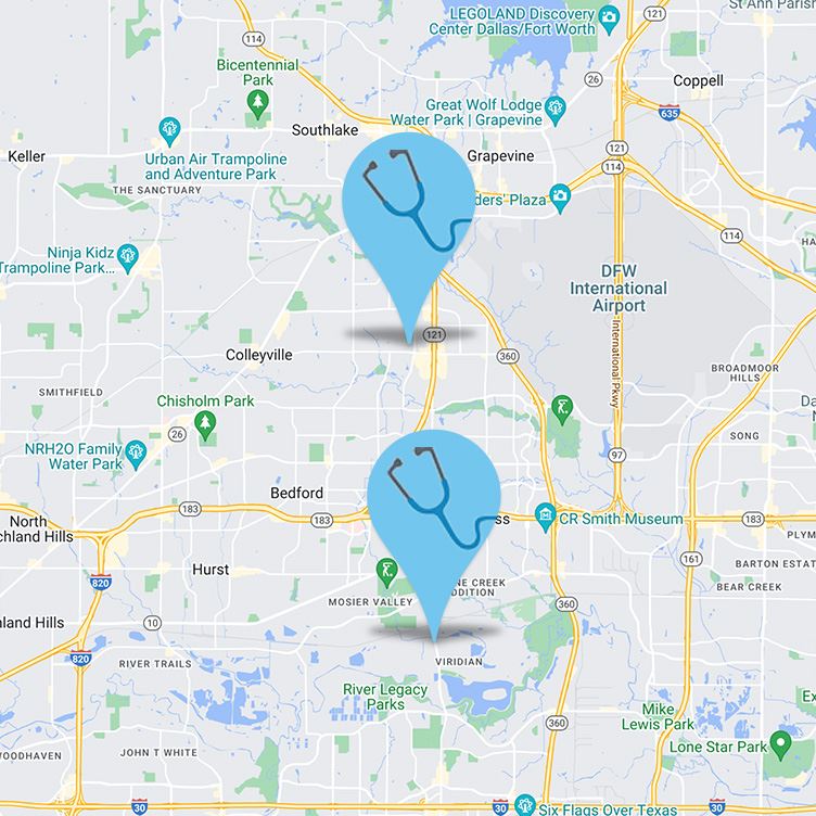 Our Location on a Map