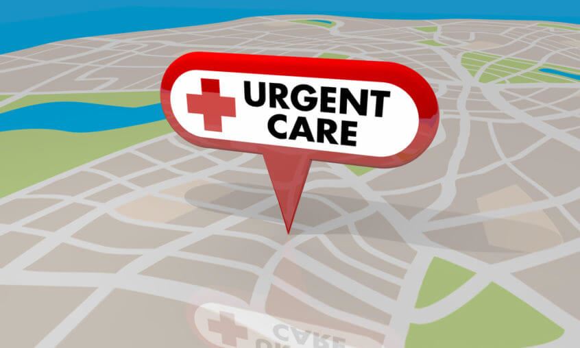 Urgent Care Location pin